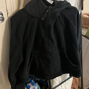 Black Lululemon scuba quarter zip